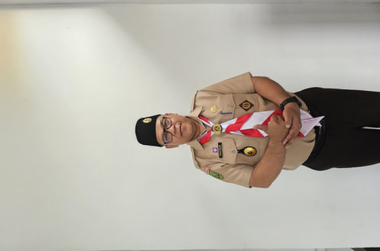 Upacara Hari Pramuka ke - 63 di Kantor Camat XIII Koto Kampar